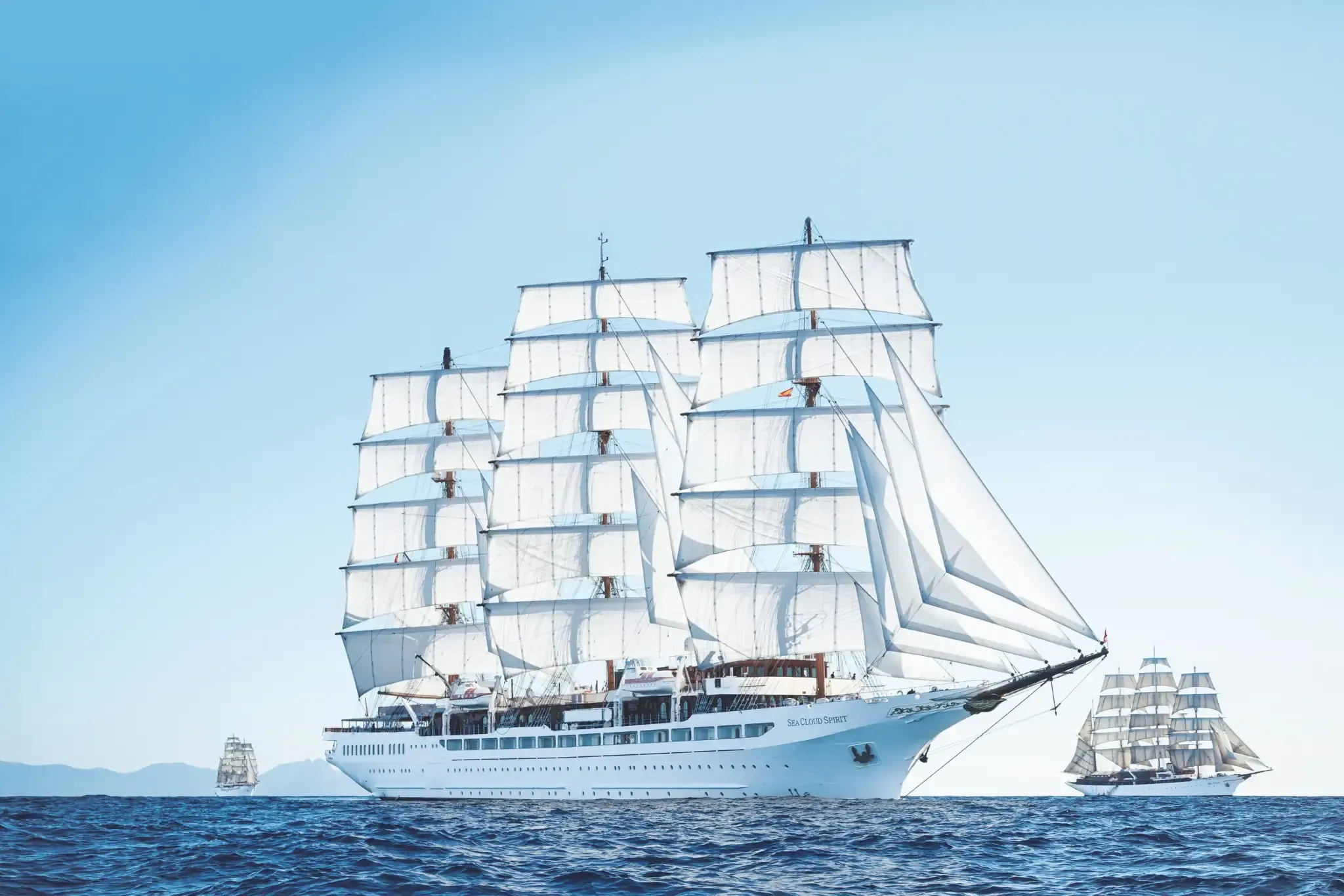 Segelschiff auf dem Meer
